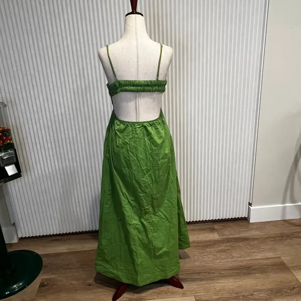 FREE PEOPLE Women's Fifi Midi Dress Size S In Green